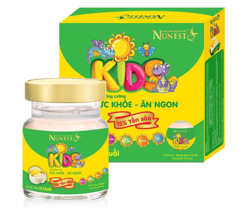 Nước yến cho trẻ em loại nào tốt nhất hiện nay 3