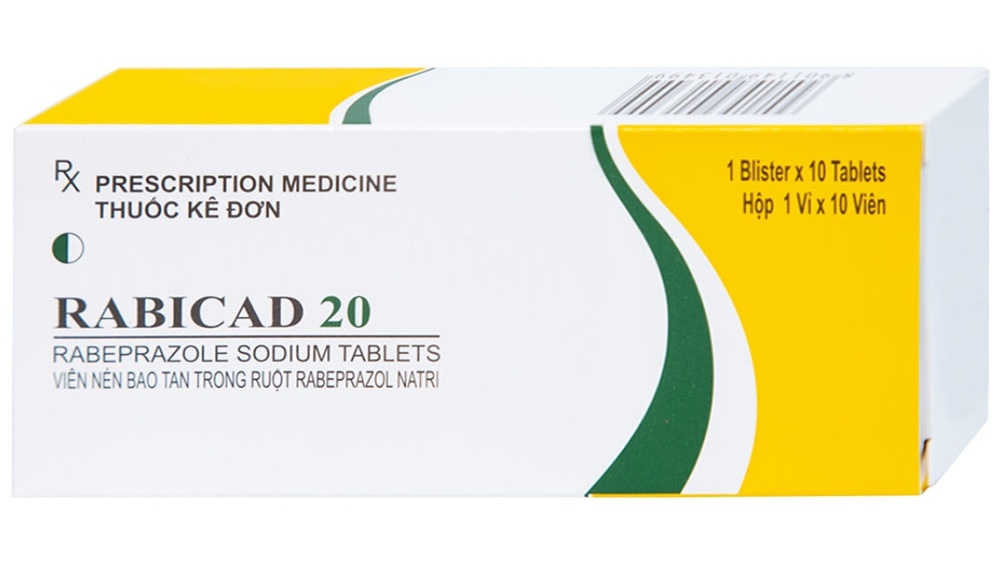 Thuốc Rabeprazole 20mg và hướng dẫn sử dụng trước ăn