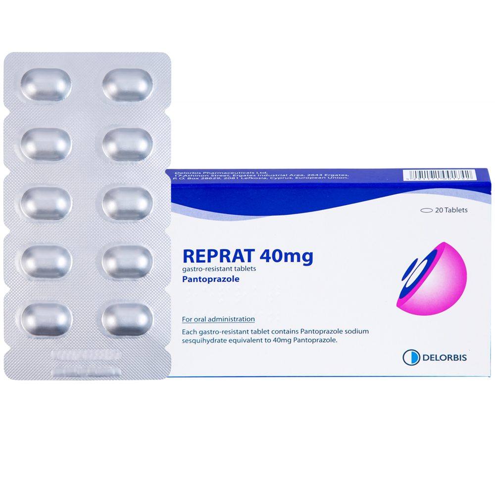 Reprat 40mg-Delorbis điều trị gì? Tác dụng phụ & Lưu ý