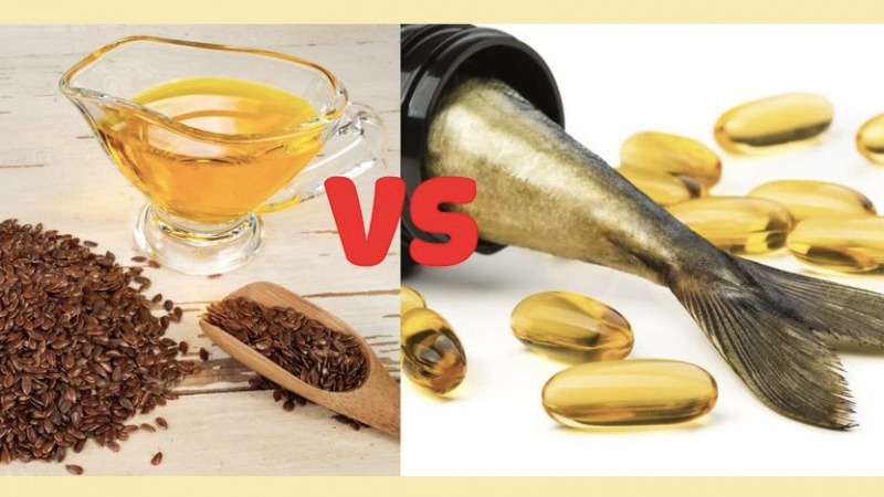 So sánh dầu hạt lanh và dầu cá, nên chọn loại nào?