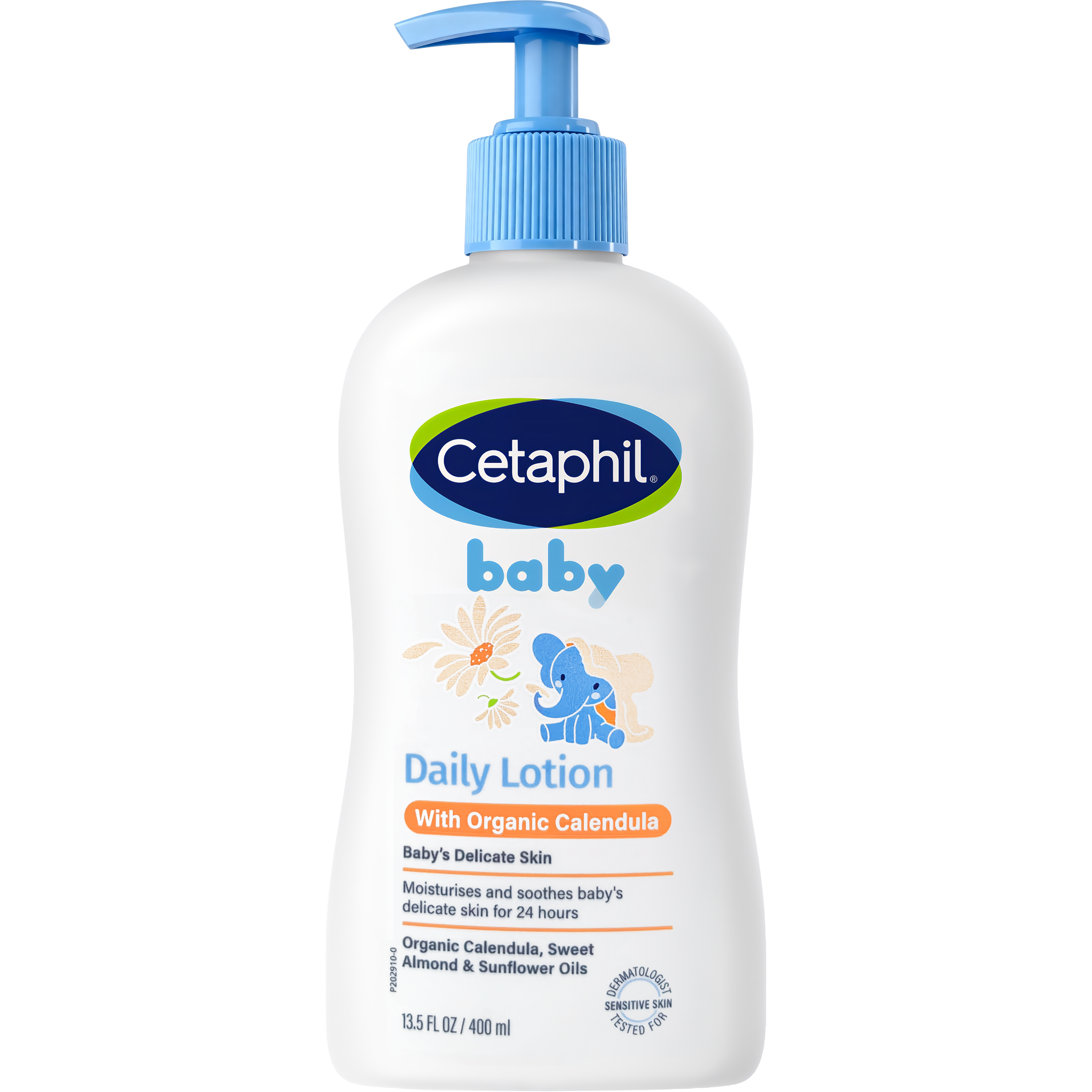 Sữa dưỡng da dành cho bé Cetaphil Baby Daily Lotion with Organic Calendula tinh chất hoa cúc giúp tăng cường dưỡng ẩm, bảo vệ da (400ml)
