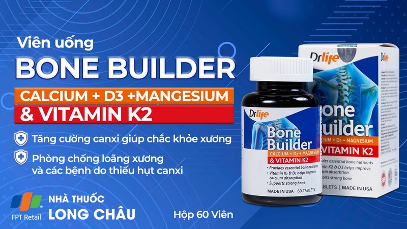 Viên uống bổ xương khớp của Mỹ tốt nhất hiện nay 2