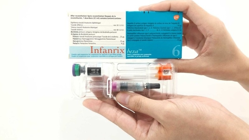 Vắc xin Infanrix Hexa của Bỉ tại Tiêm chủng Long Châu