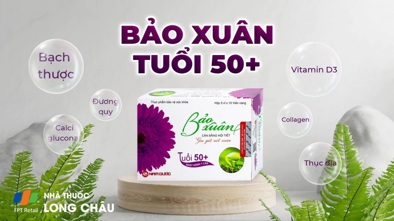 Bảo Xuân 50+ hỗ trợ cải thiện các triệu chứng do thiếu hụt nội tiết tố nữ