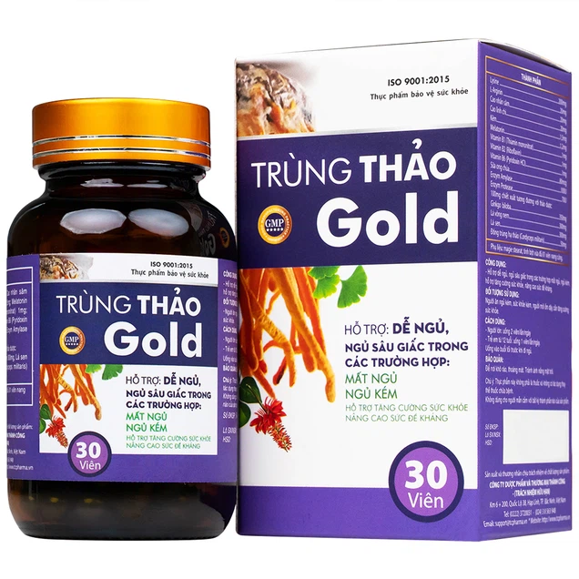 Viên uống Trùng Thảo Gold Thành Công