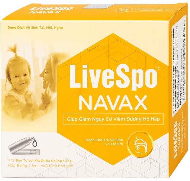 Vệ sinh và hỗ trợ giảm sổ mũi, viêm tai với Livespo Navax 2