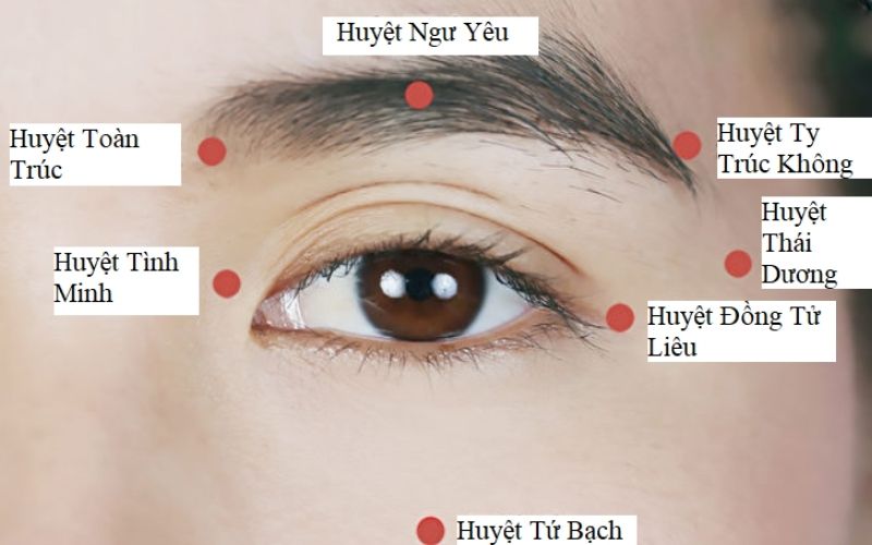 Vị trí huyệt Đồng Tử Liêu ở đâu? Cách bấm huyệt chữa liệt thần kinh mặt ở đâu? Cách bấm huyệt chữa liệt thần kinh mặt 3