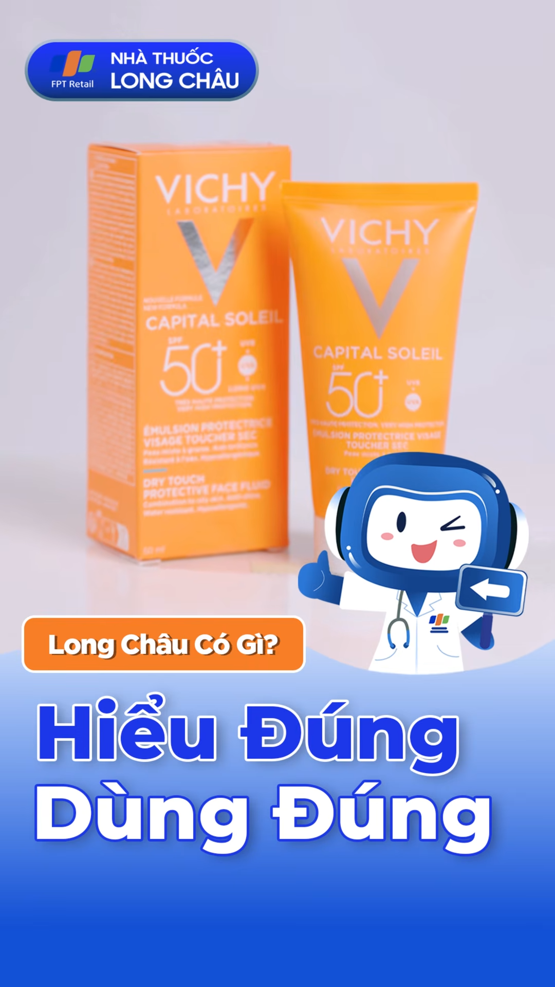 Cap Vi Rit Vichy Capital Soleil có gây nhờn rít không? - Nhà thuốc FPT Long Châu