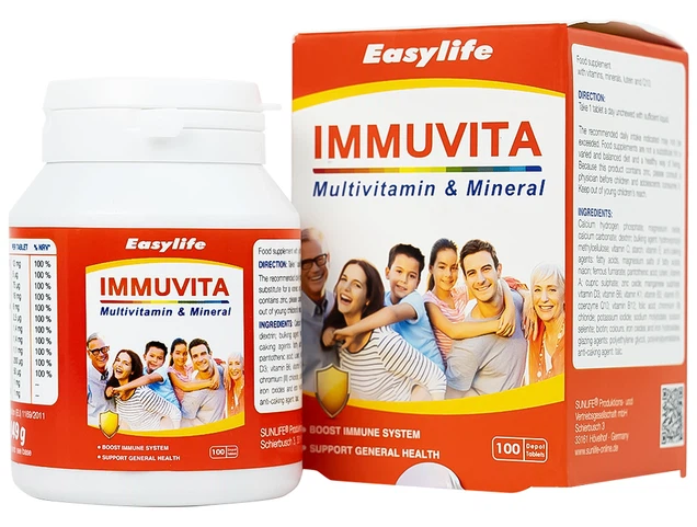 Viên uống Immuvita Easylife 100 viên