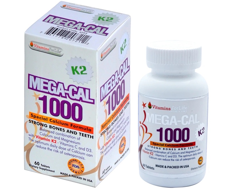 Mega-Cal 1000 - Bí quyết hỗ trợ xương chắc khỏe mỗi ngày 3