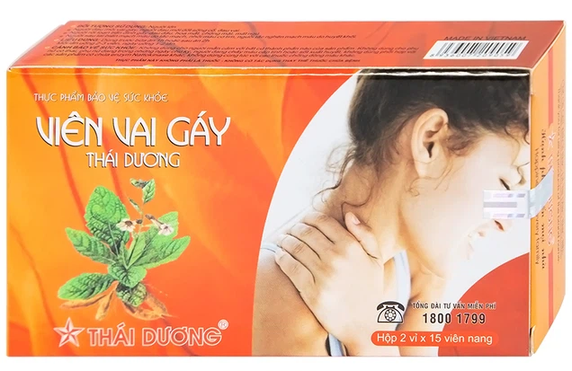 Viên Vai Gáy Thái Dương tăng lưu thông khí huyết (2 vỉ x 15 viên)