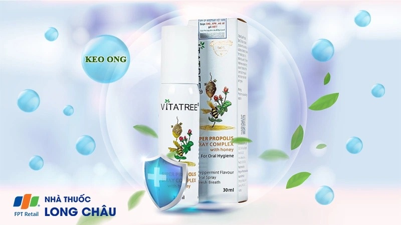 Xịt keo ong Vitatree có tác dụng gì? Lưu ý khi sử dụng xịt keo ong Vitatree 2